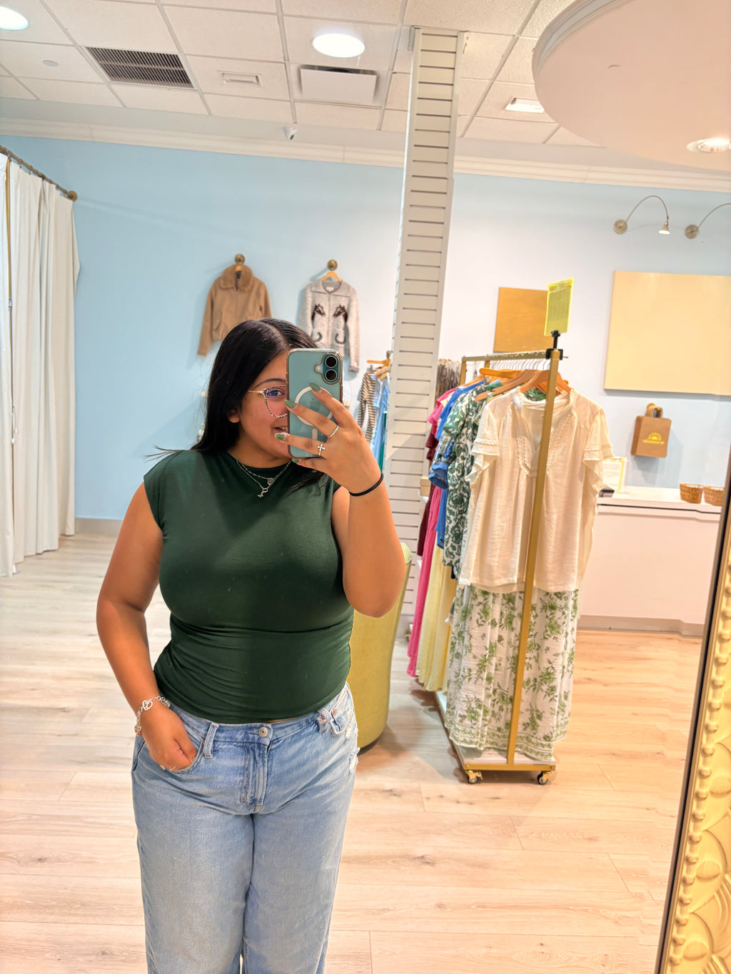 Butter double layered shirt