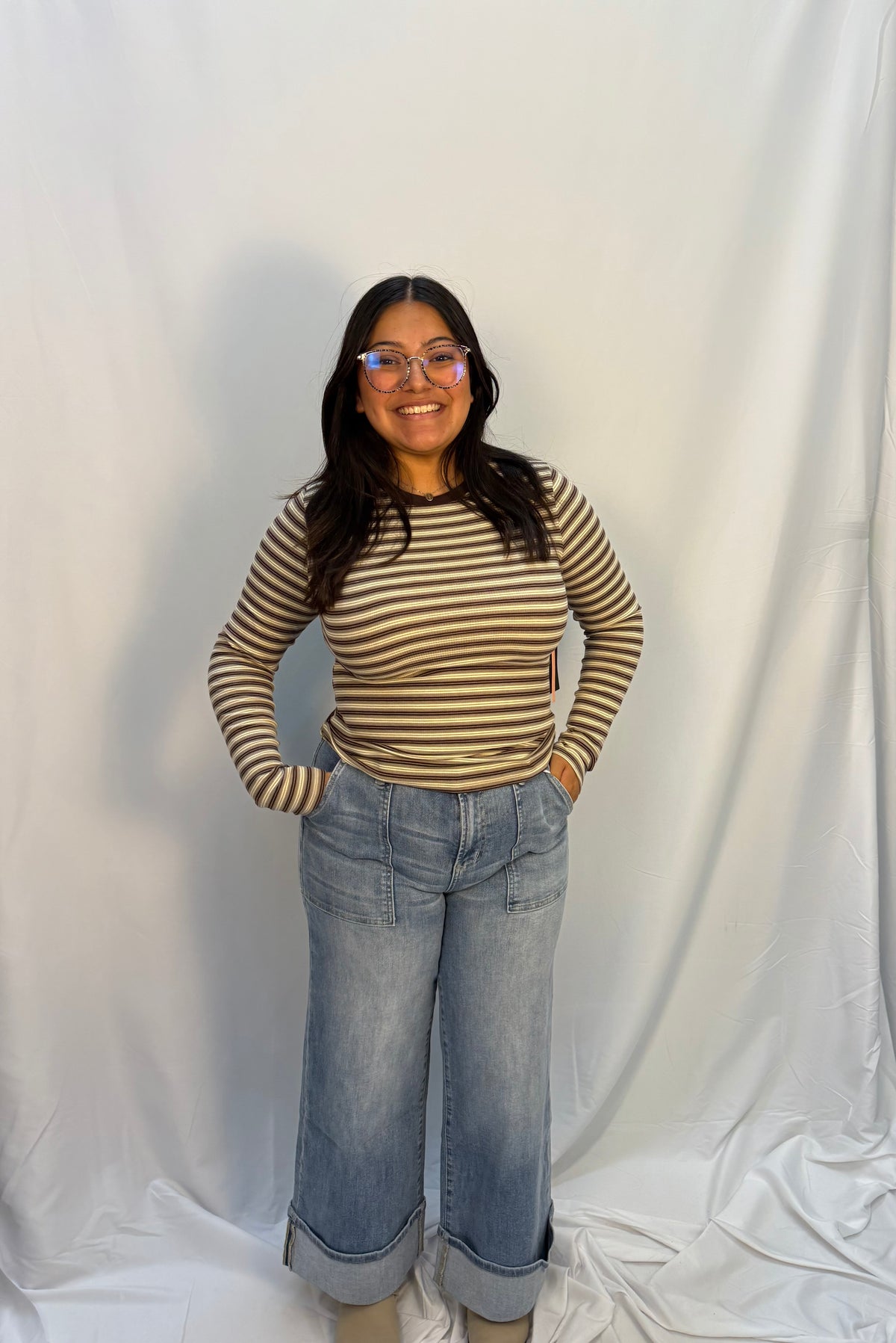 stripped essential long sleeve