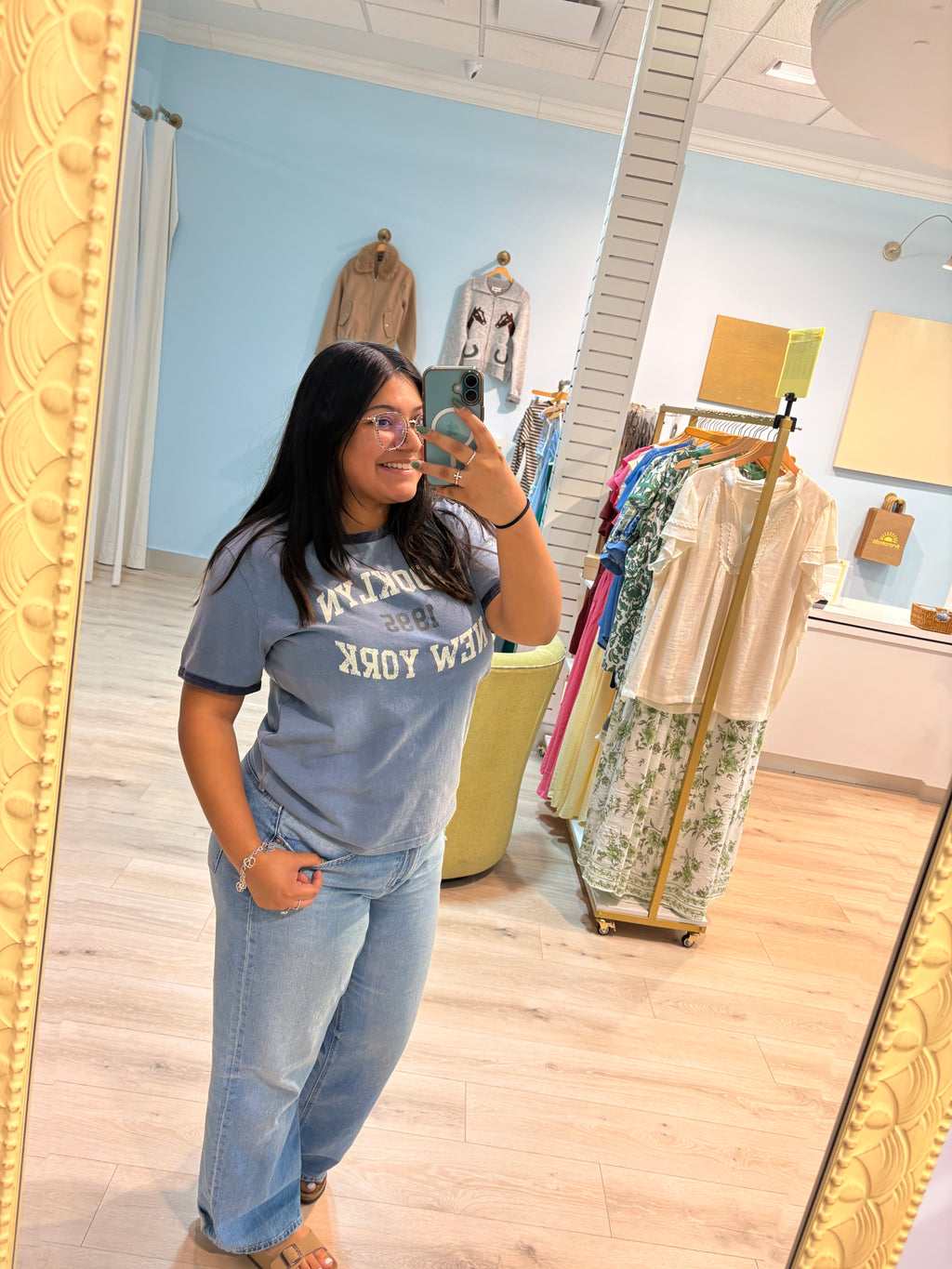 100% cotton Brooklyn  tee