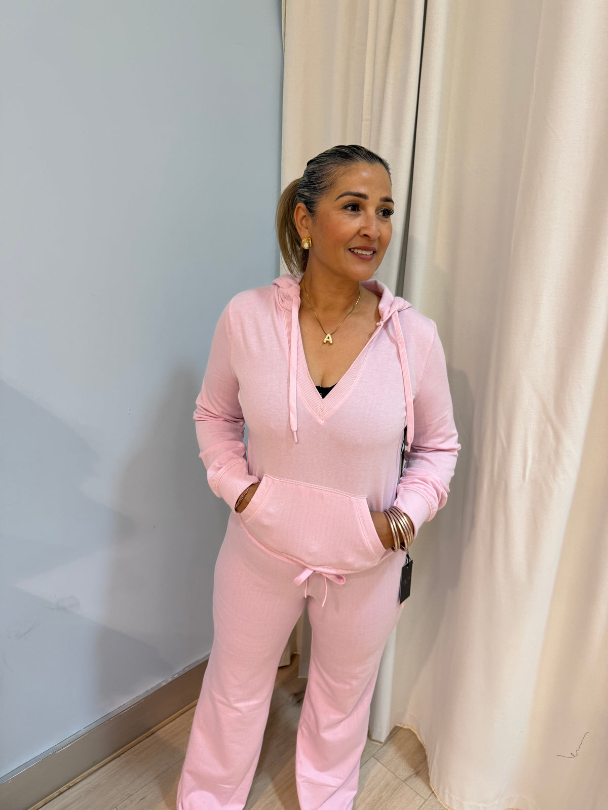 Pink Track suit