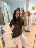 chic chocolate tee