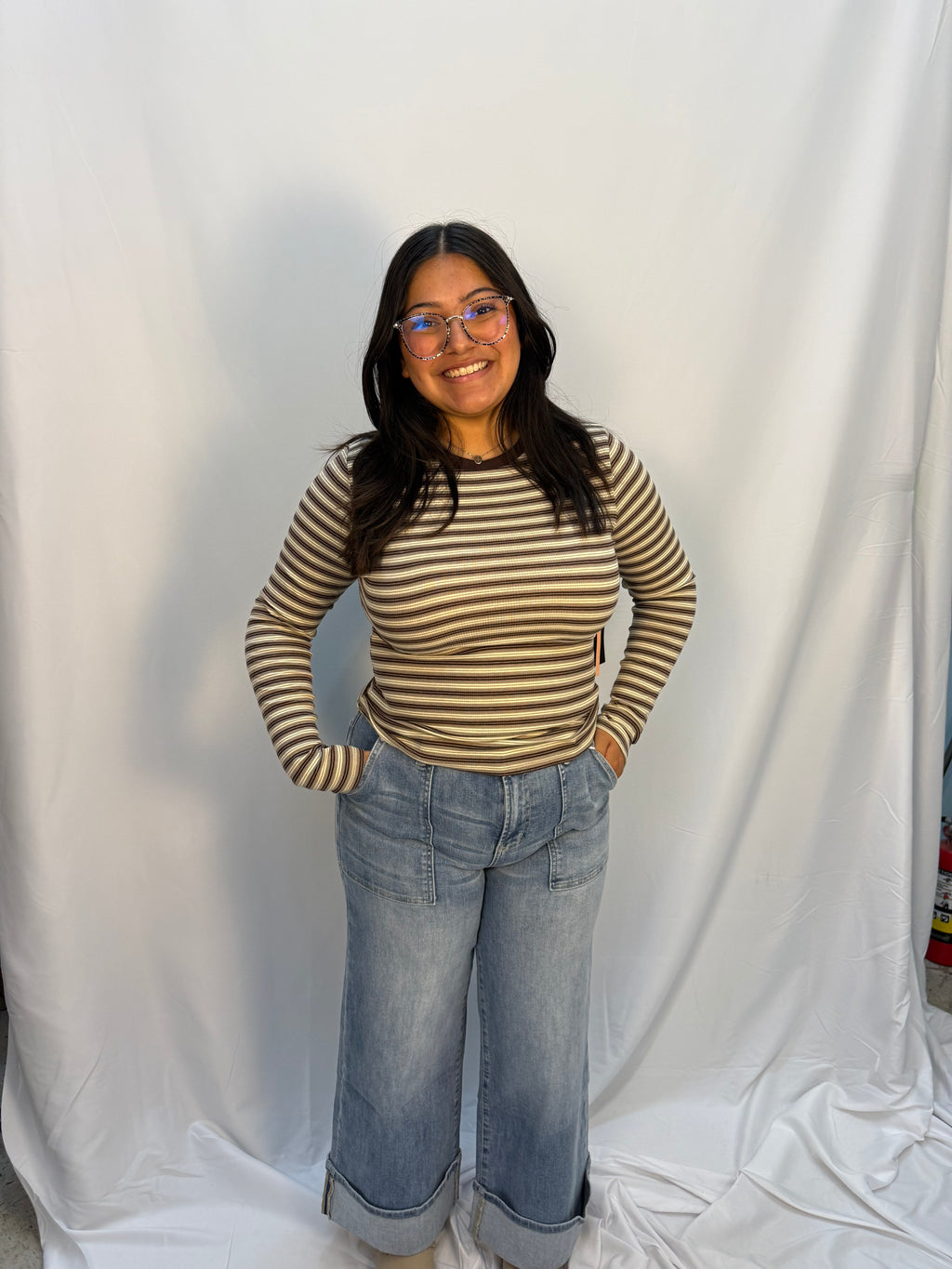 stripped essential long sleeve