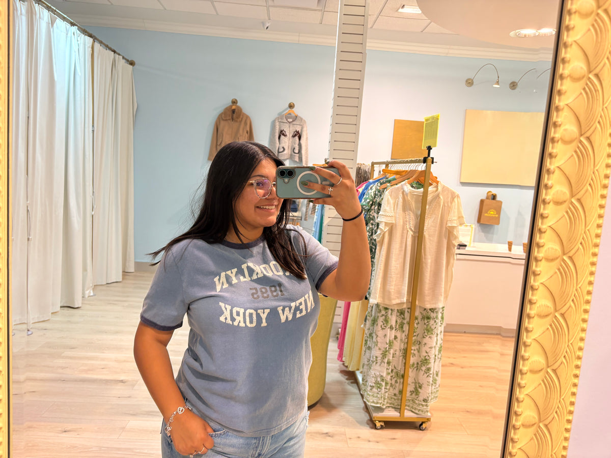 100% cotton Brooklyn  tee