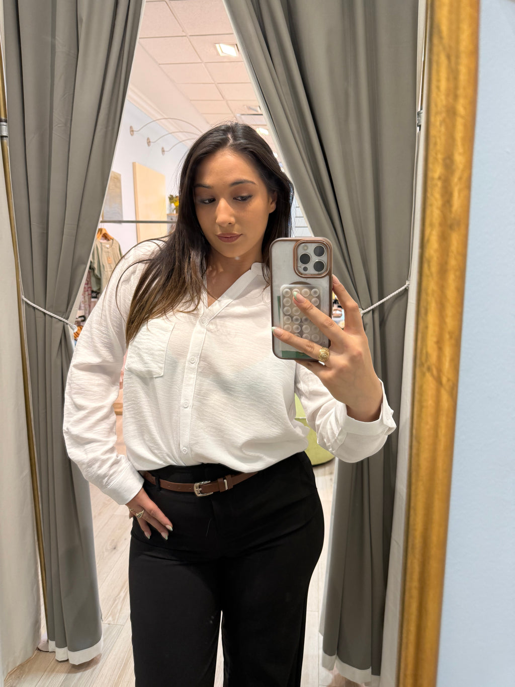 White formal button up