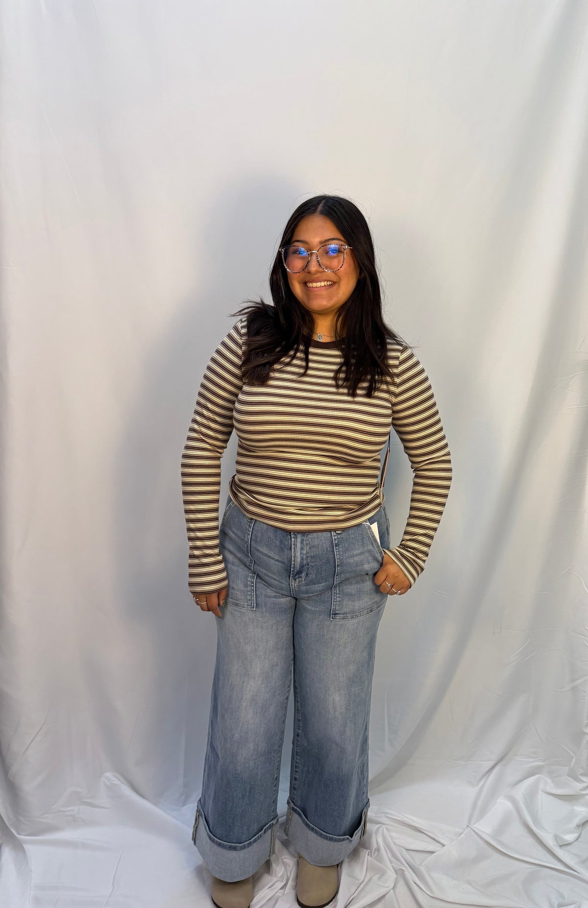 stripped essential long sleeve