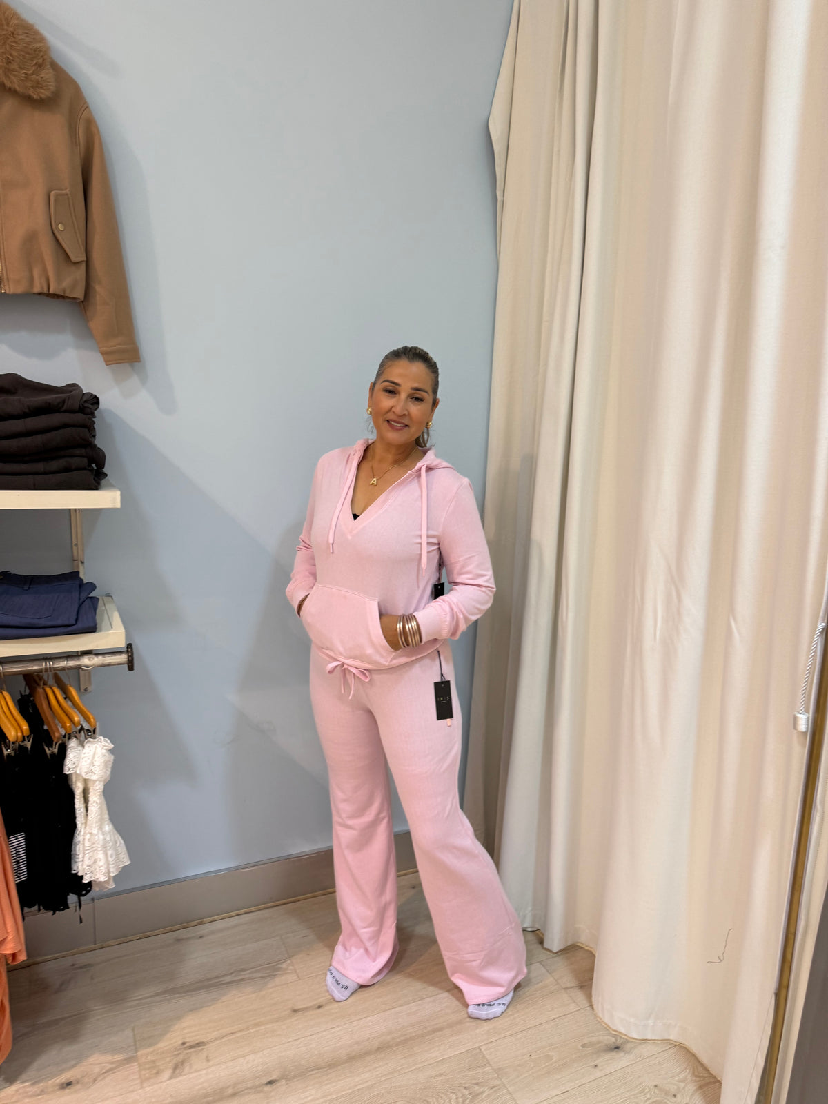Pink Track suit