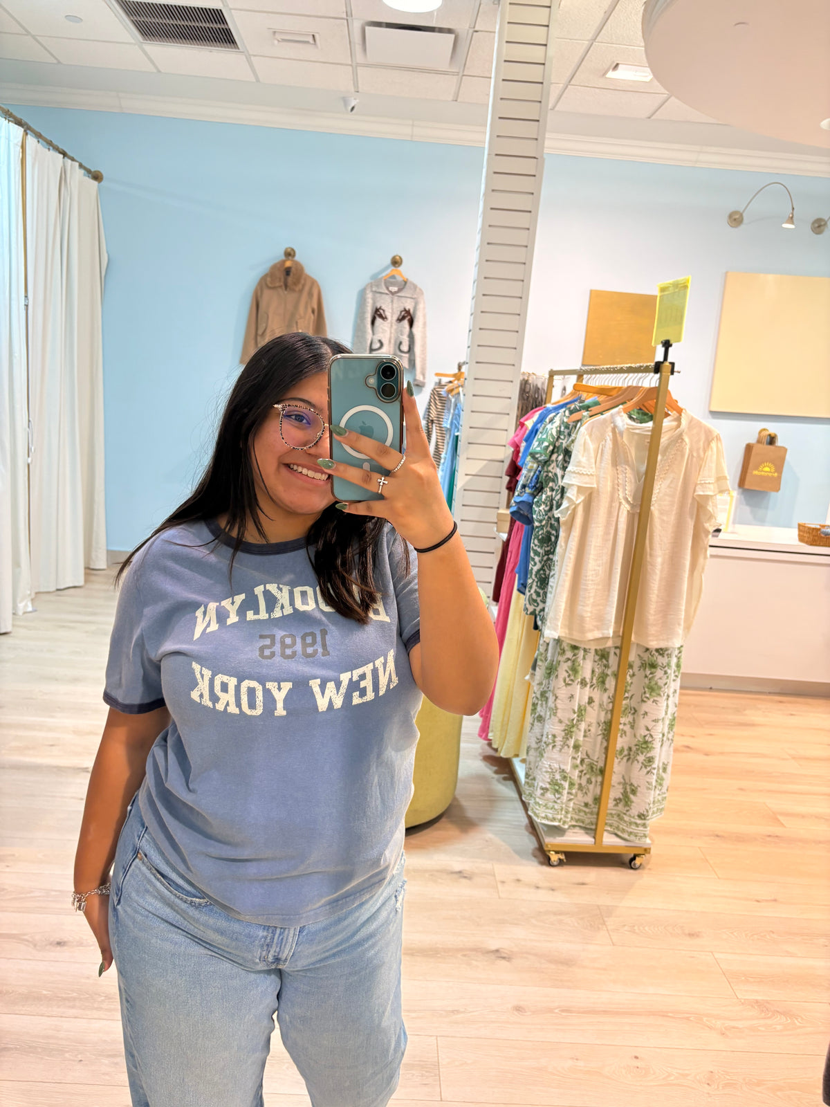 100% cotton Brooklyn  tee