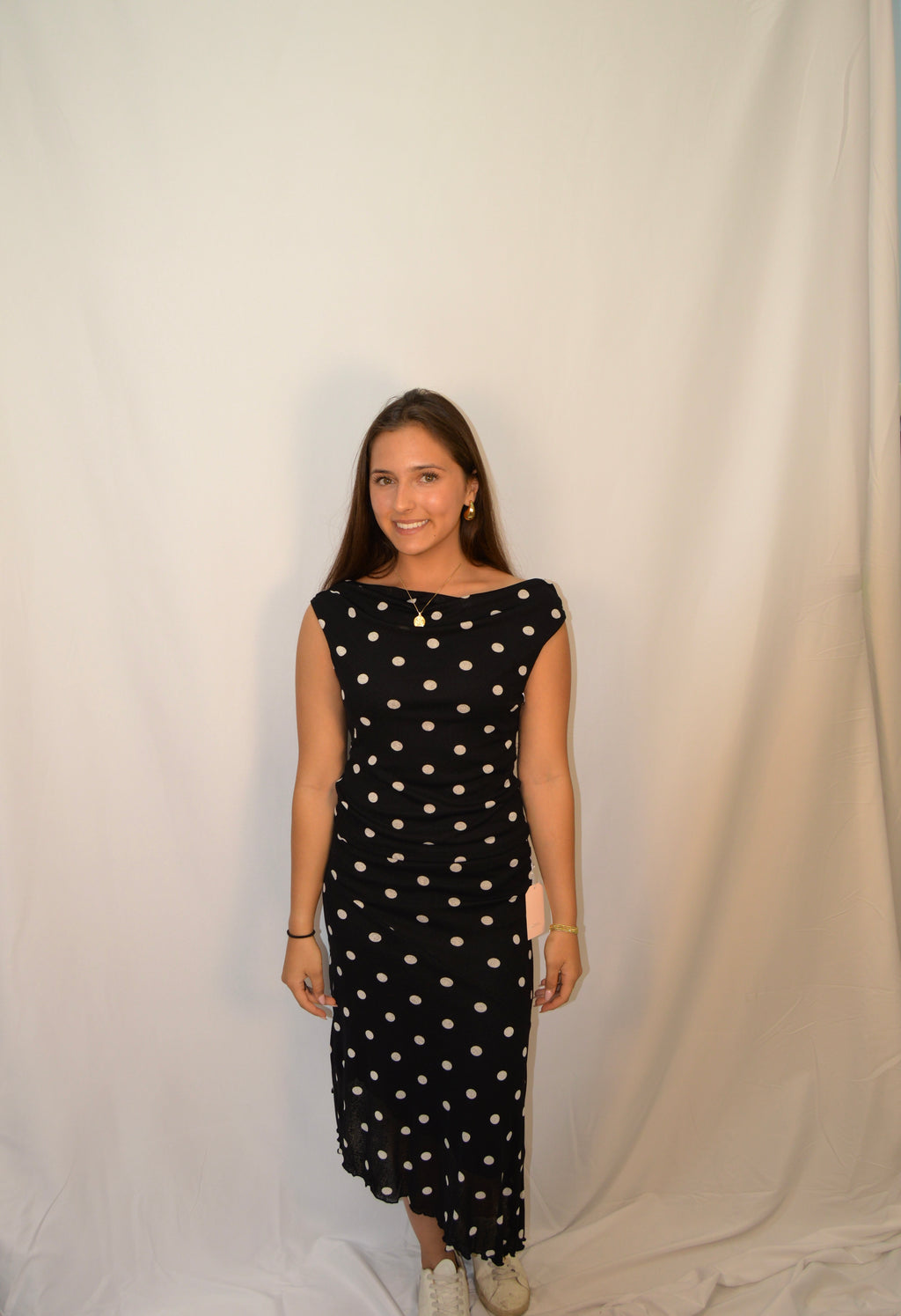 polka dot skirt set