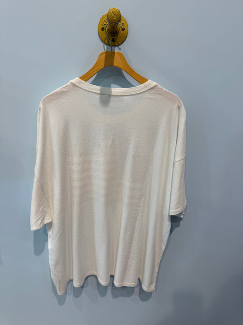 american flag oversized tee