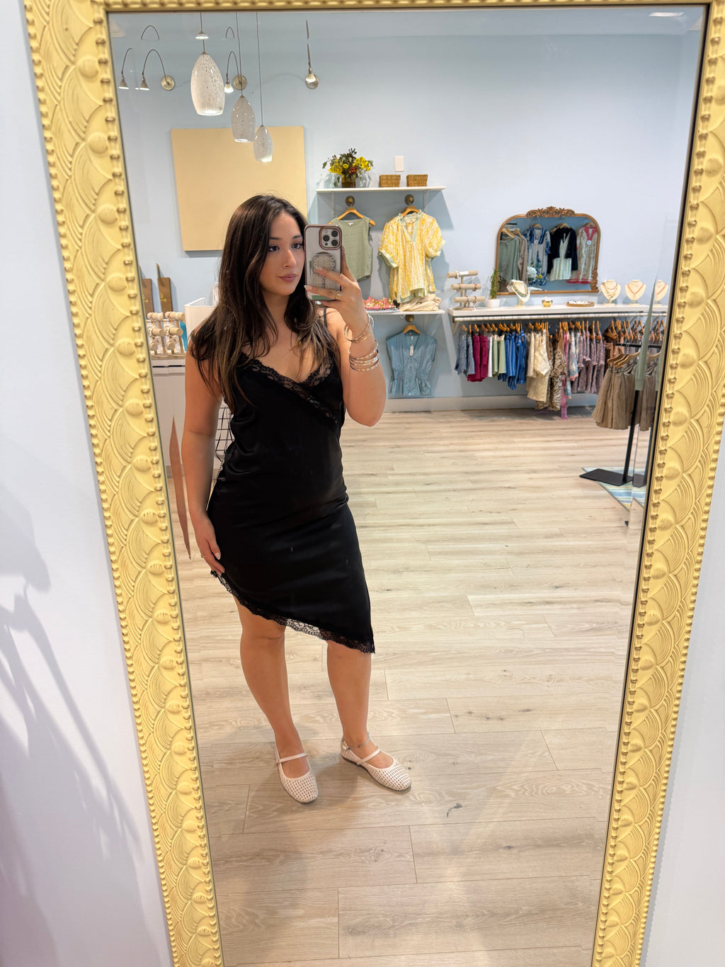 Lace asymmetrical dress