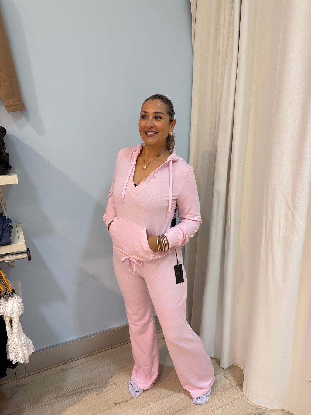 Pink Track suit