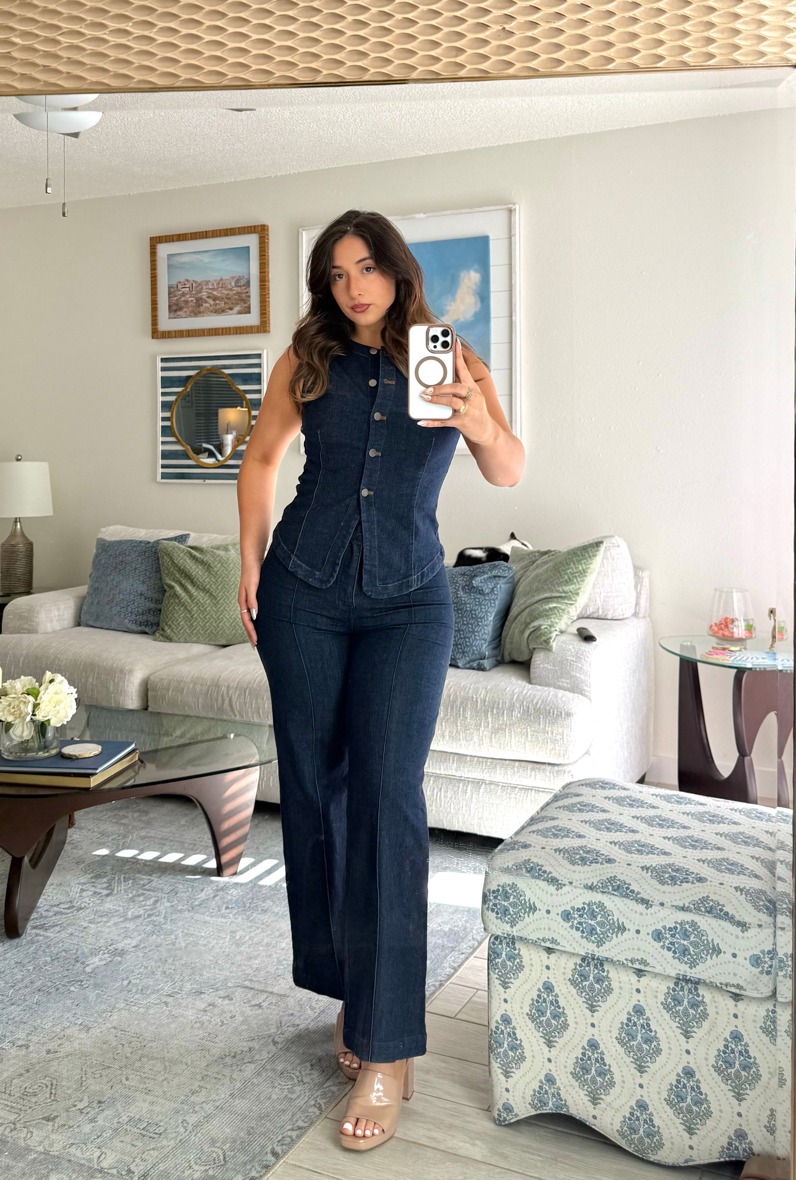 dark denim jeans
