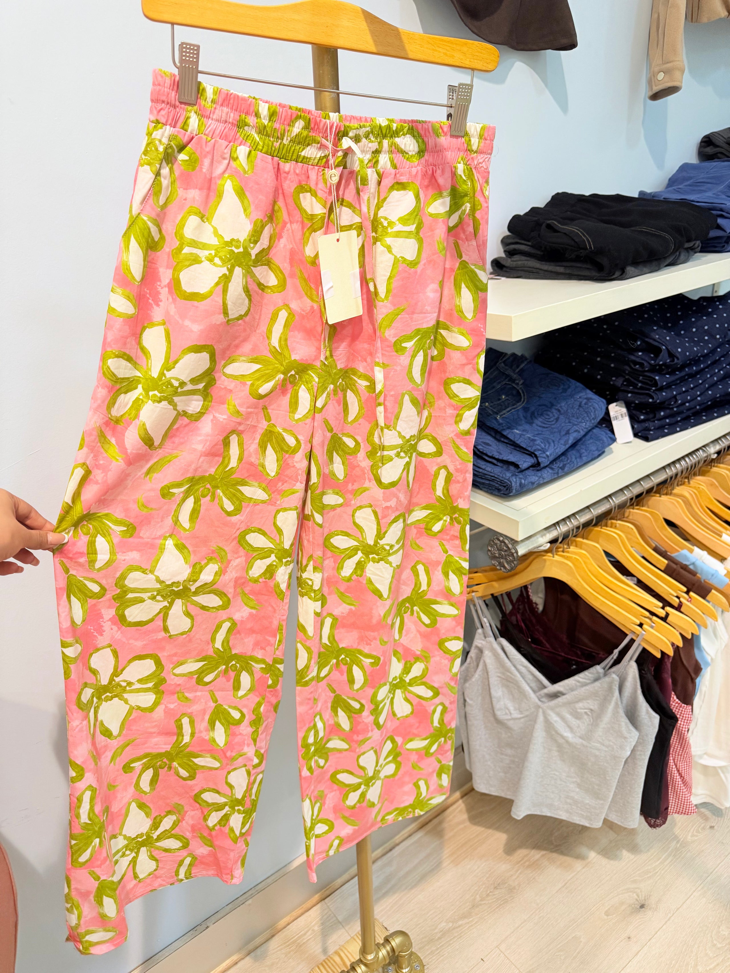 flowly print pants