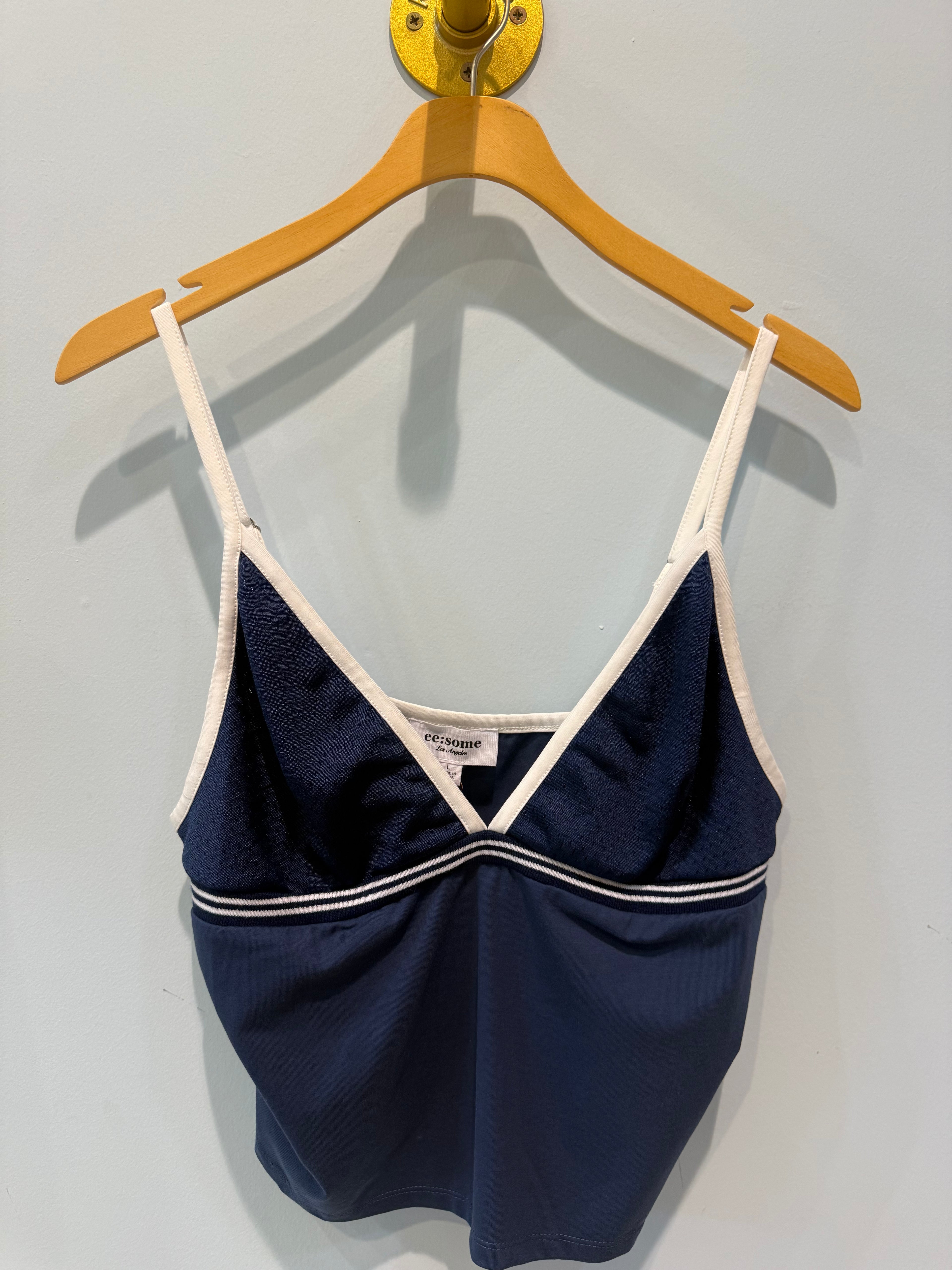 two tone sport tank