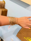 gold bangle set