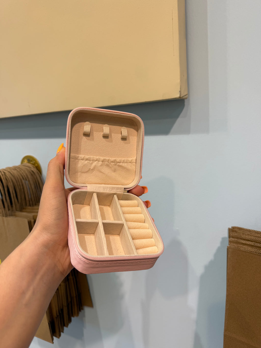 striped jewelry box