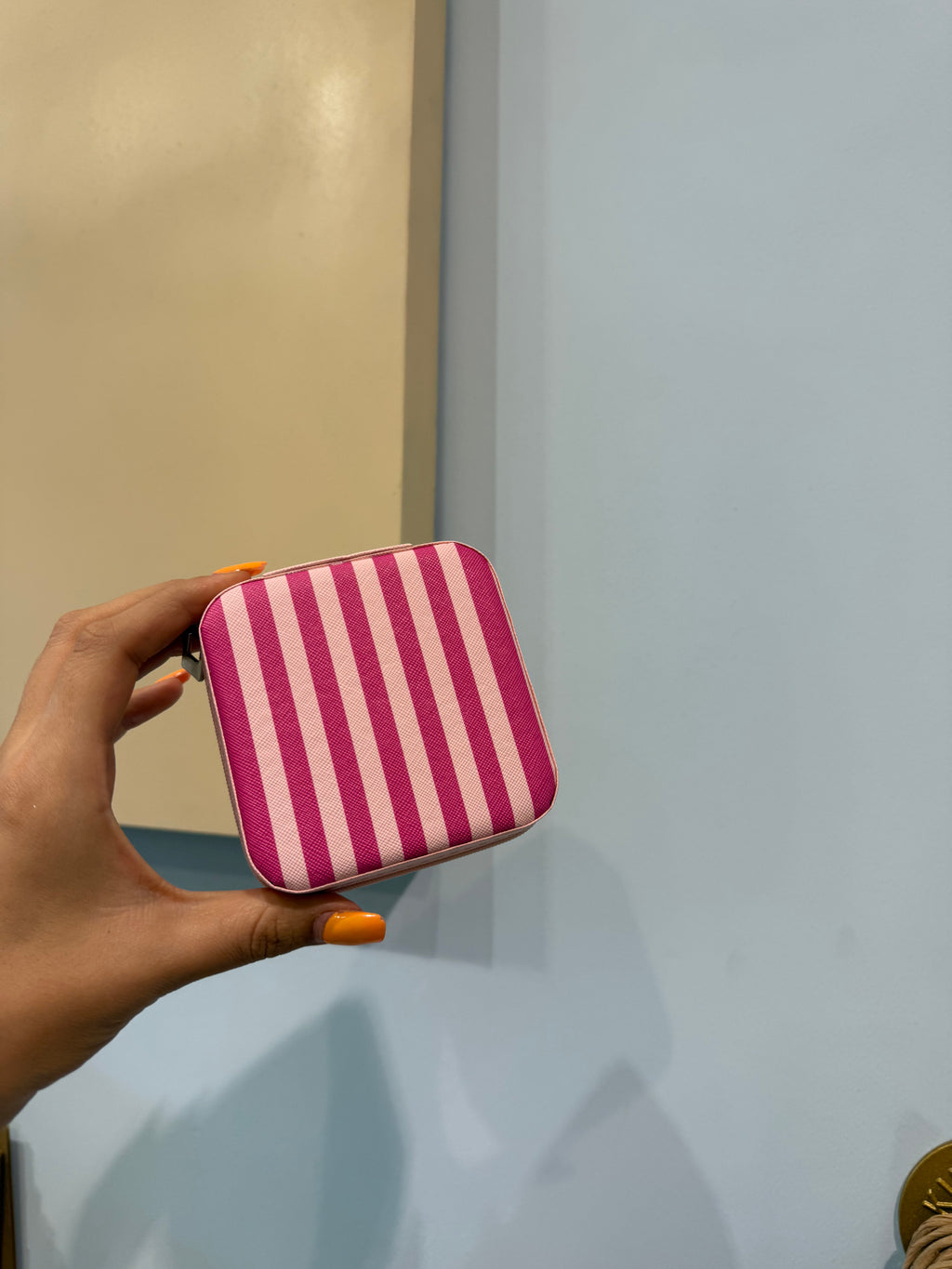 striped jewelry box