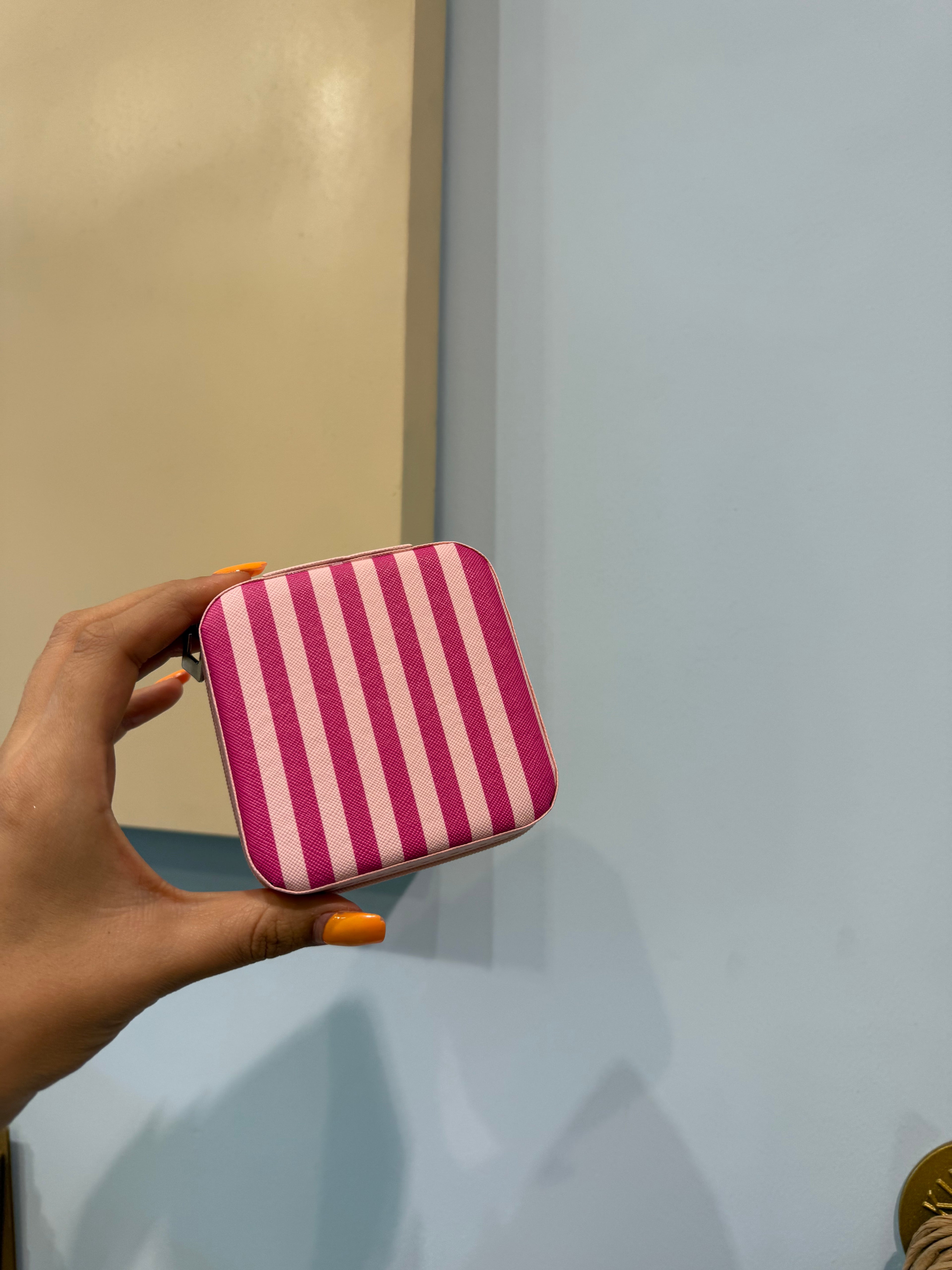 striped jewelry box