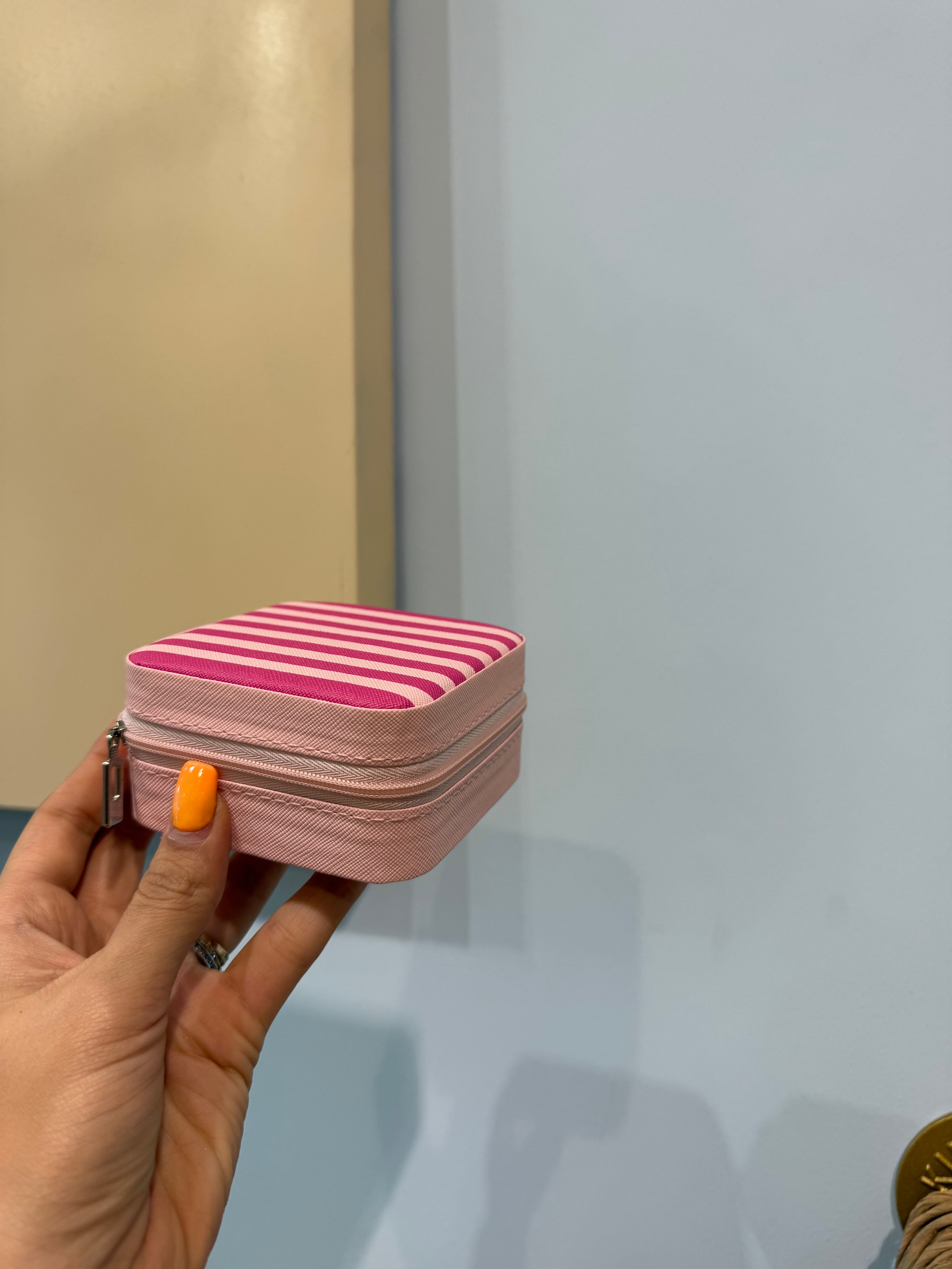 striped jewelry box