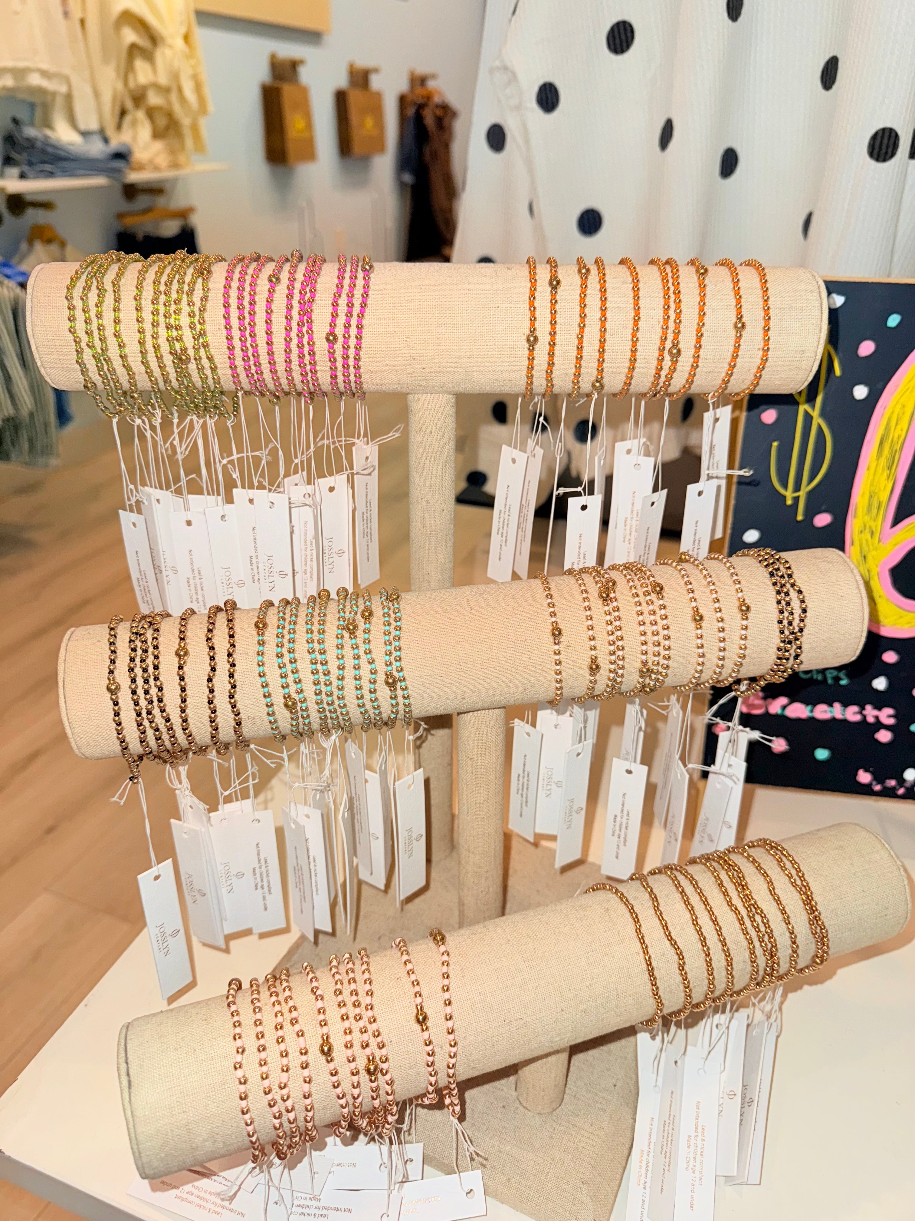 dainty beaded bracelet