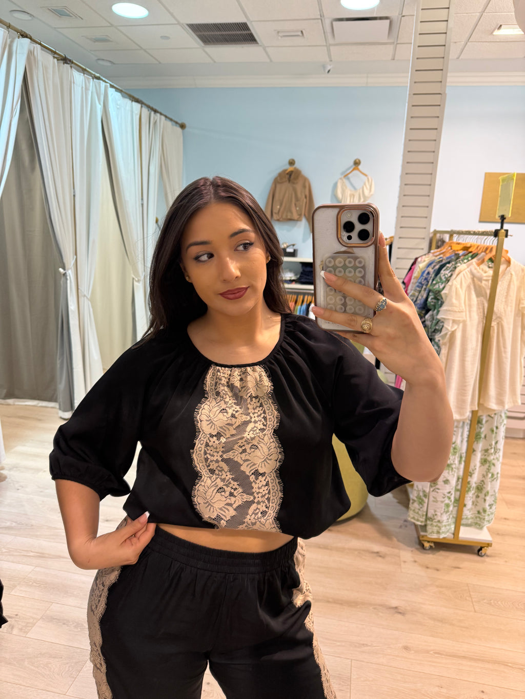 Juliette Satin blouse