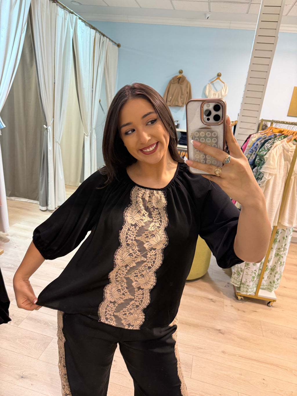 Juliette Satin blouse