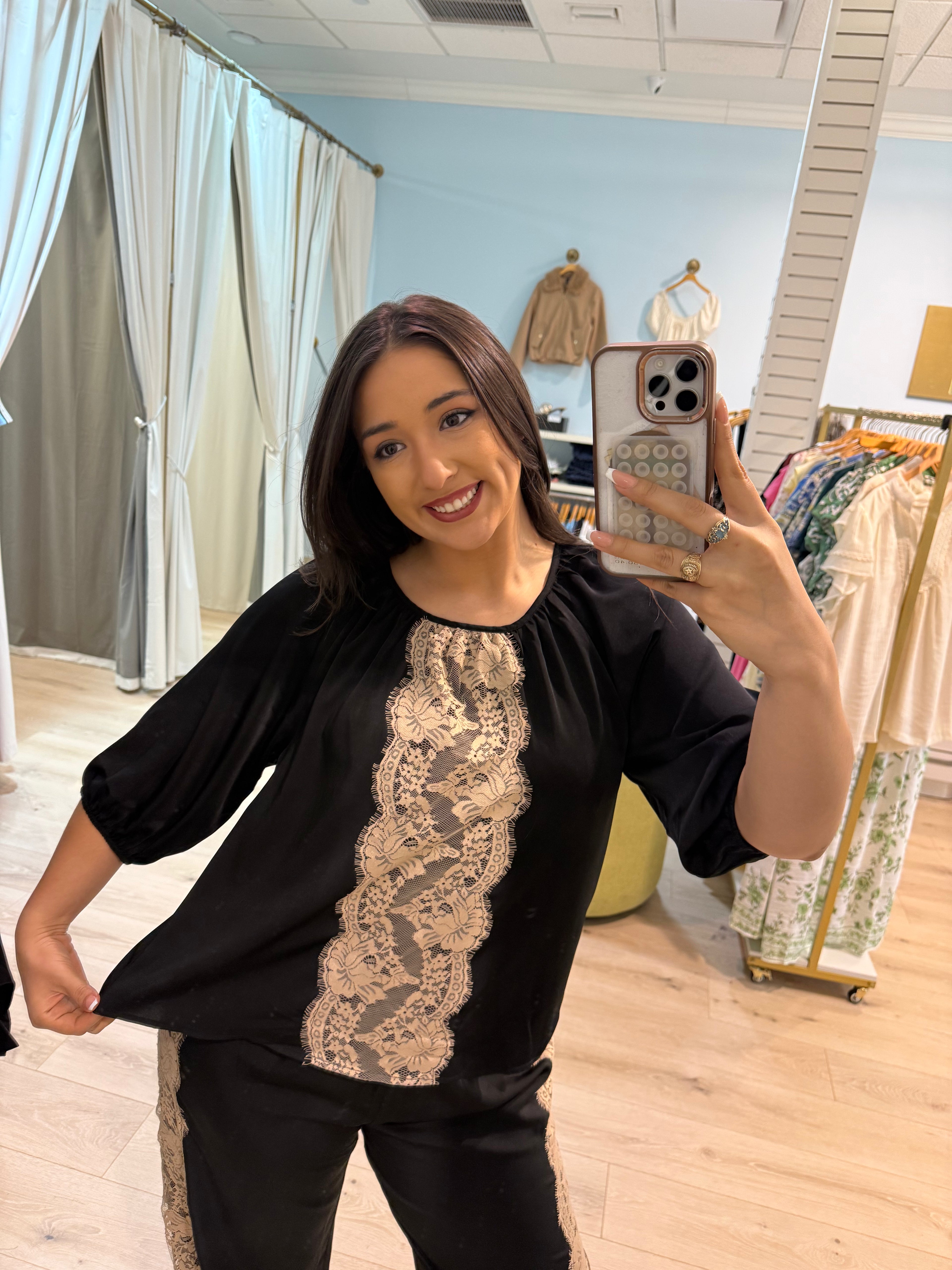 Juliette Satin blouse