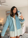 light wash jean jacket