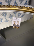 crystal stud earrings