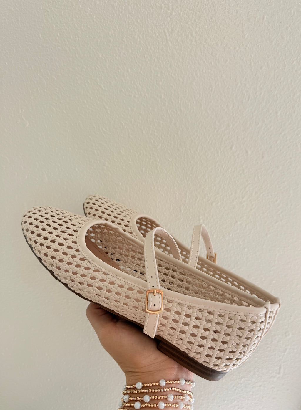 Beige Ballet shoes