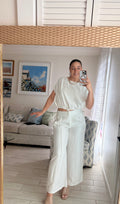 silky wide leg pant