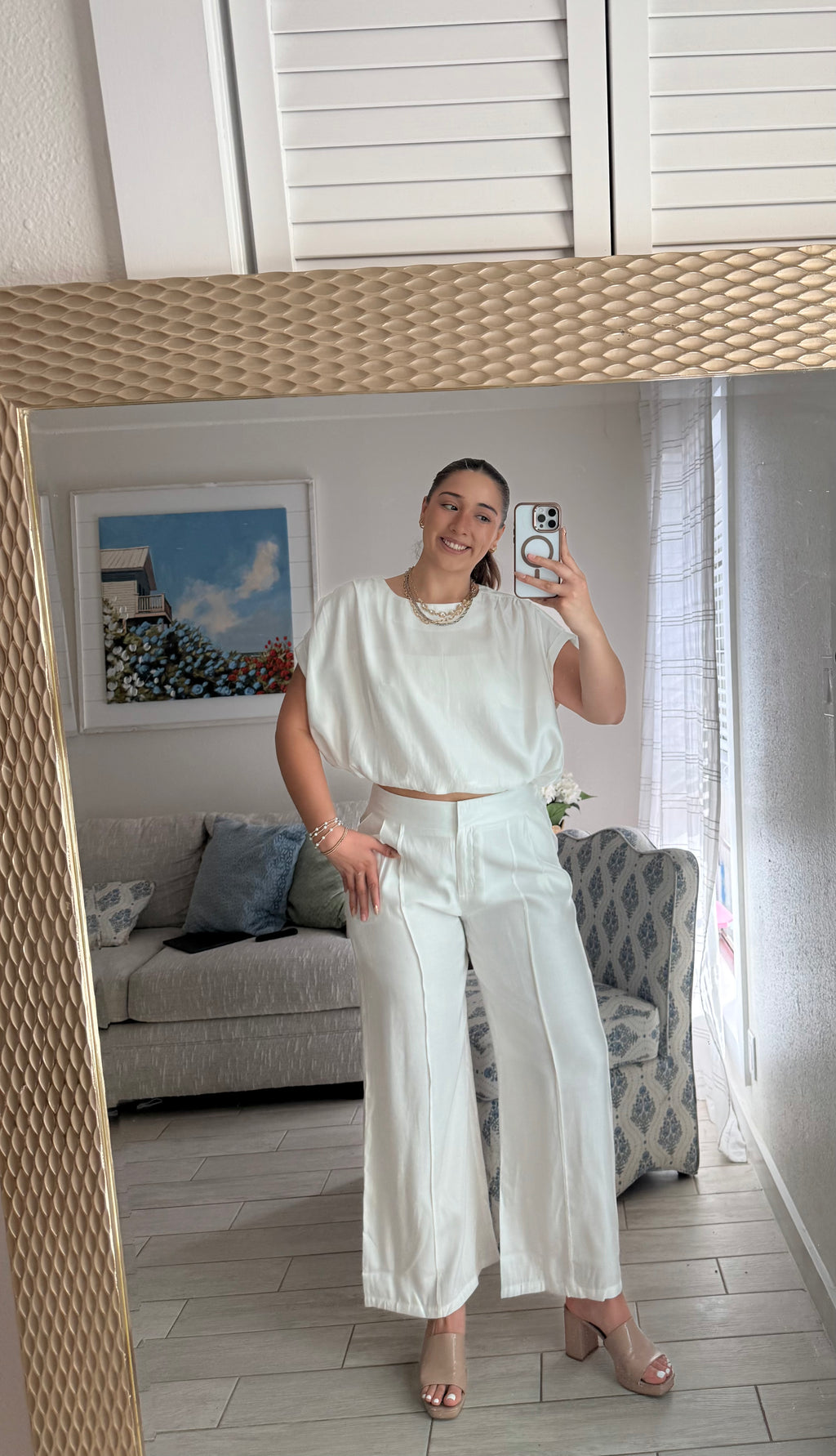 silky wide leg pant