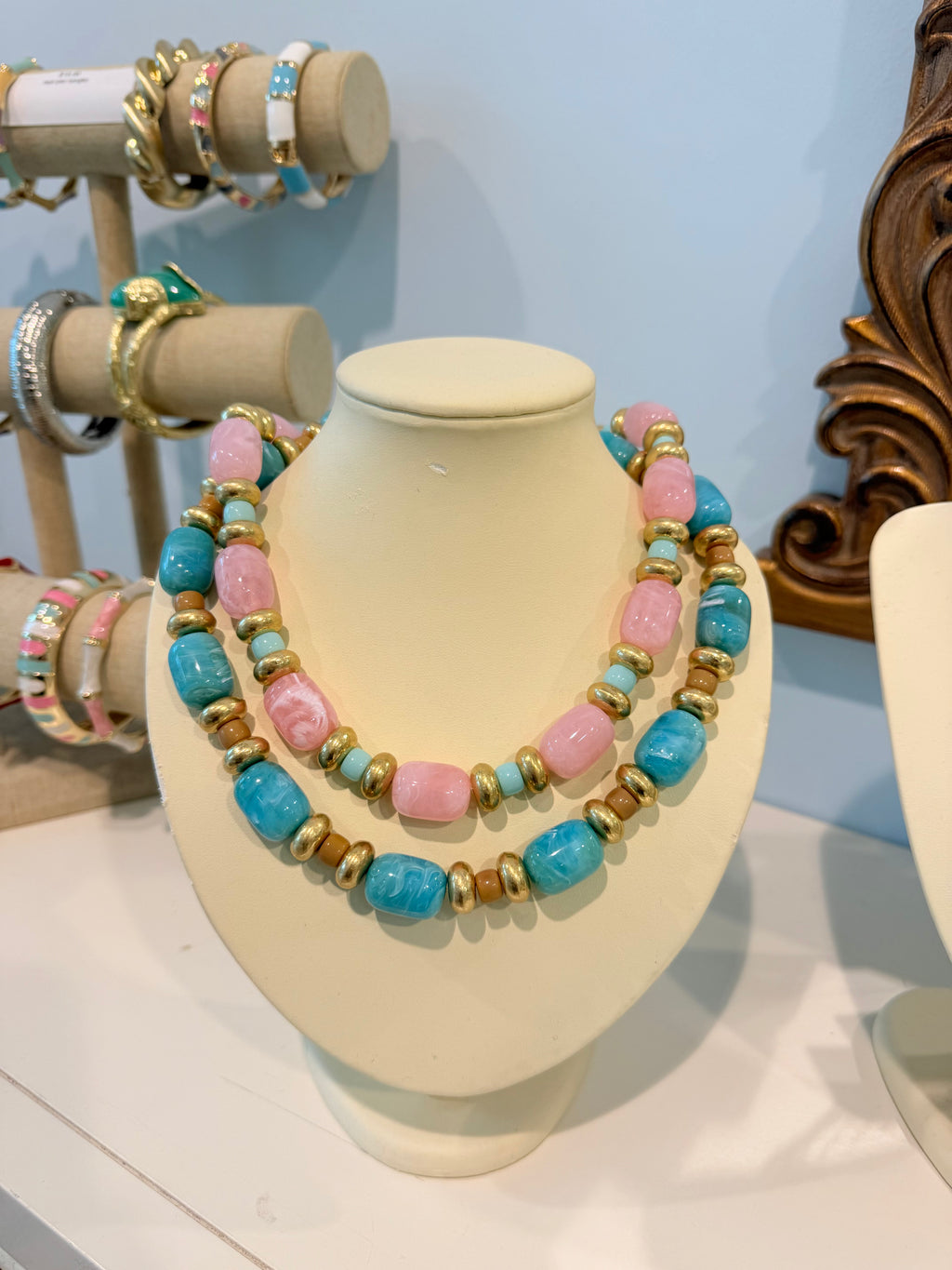 beaded necklace