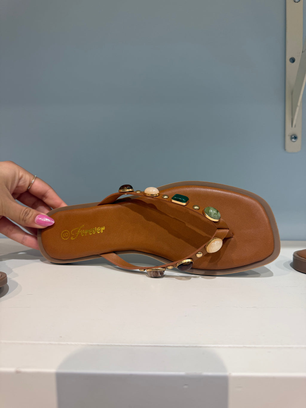 gem stone sandals