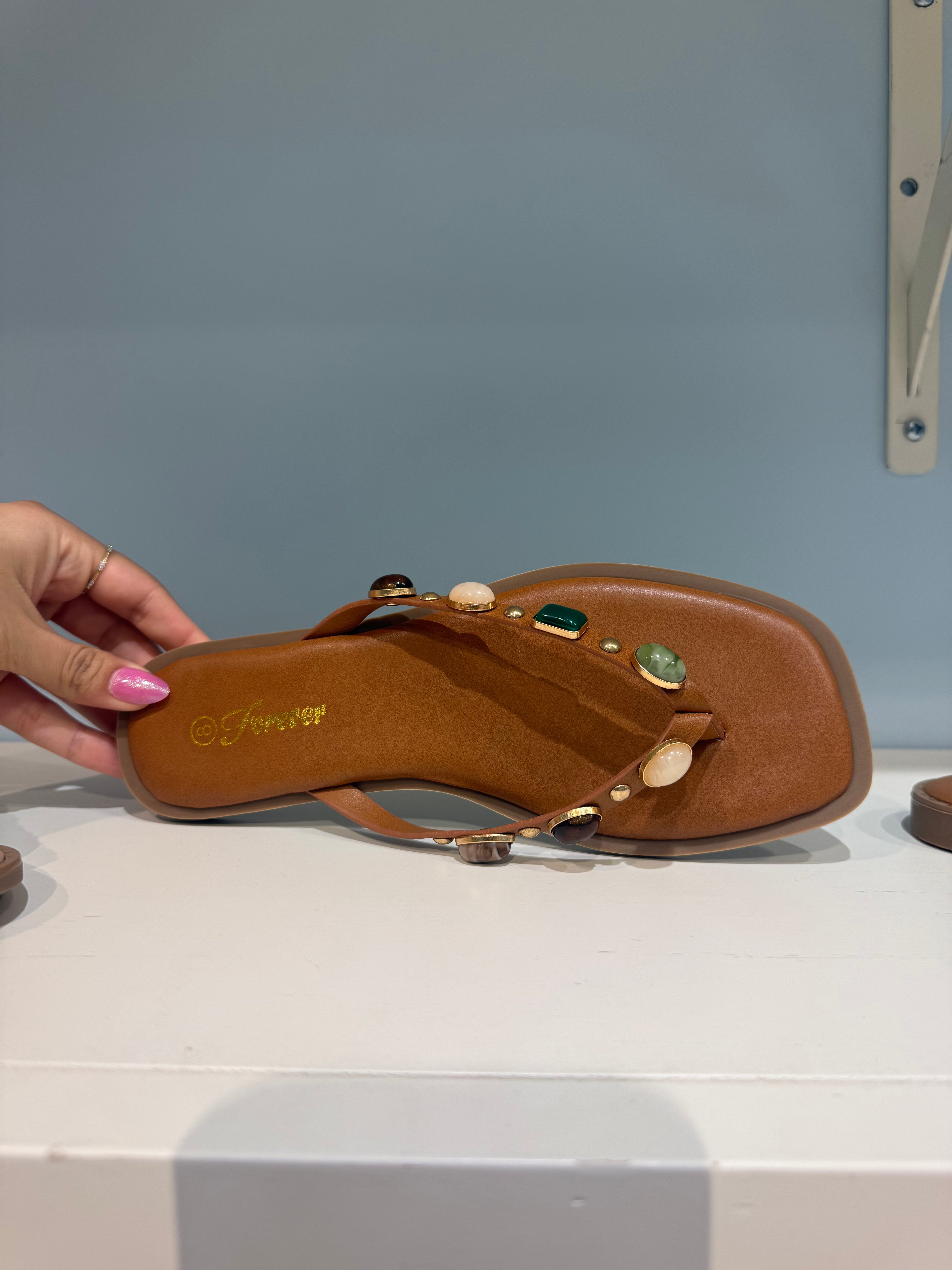 gem stone sandals