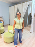 Pistachio blouse