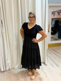 plus size black dress