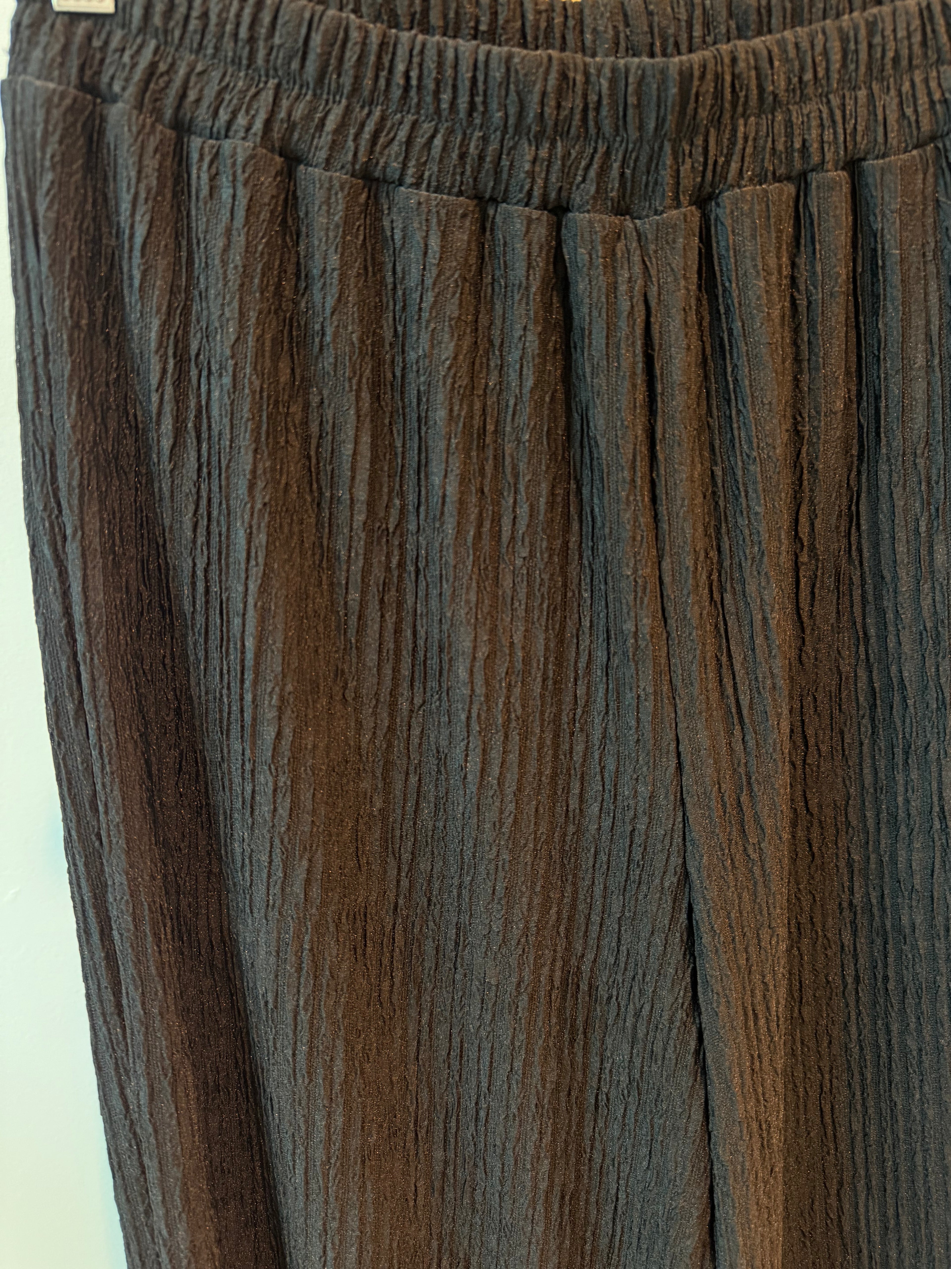 ribbed straight leg pants