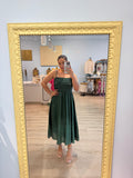 forest green maxi dress