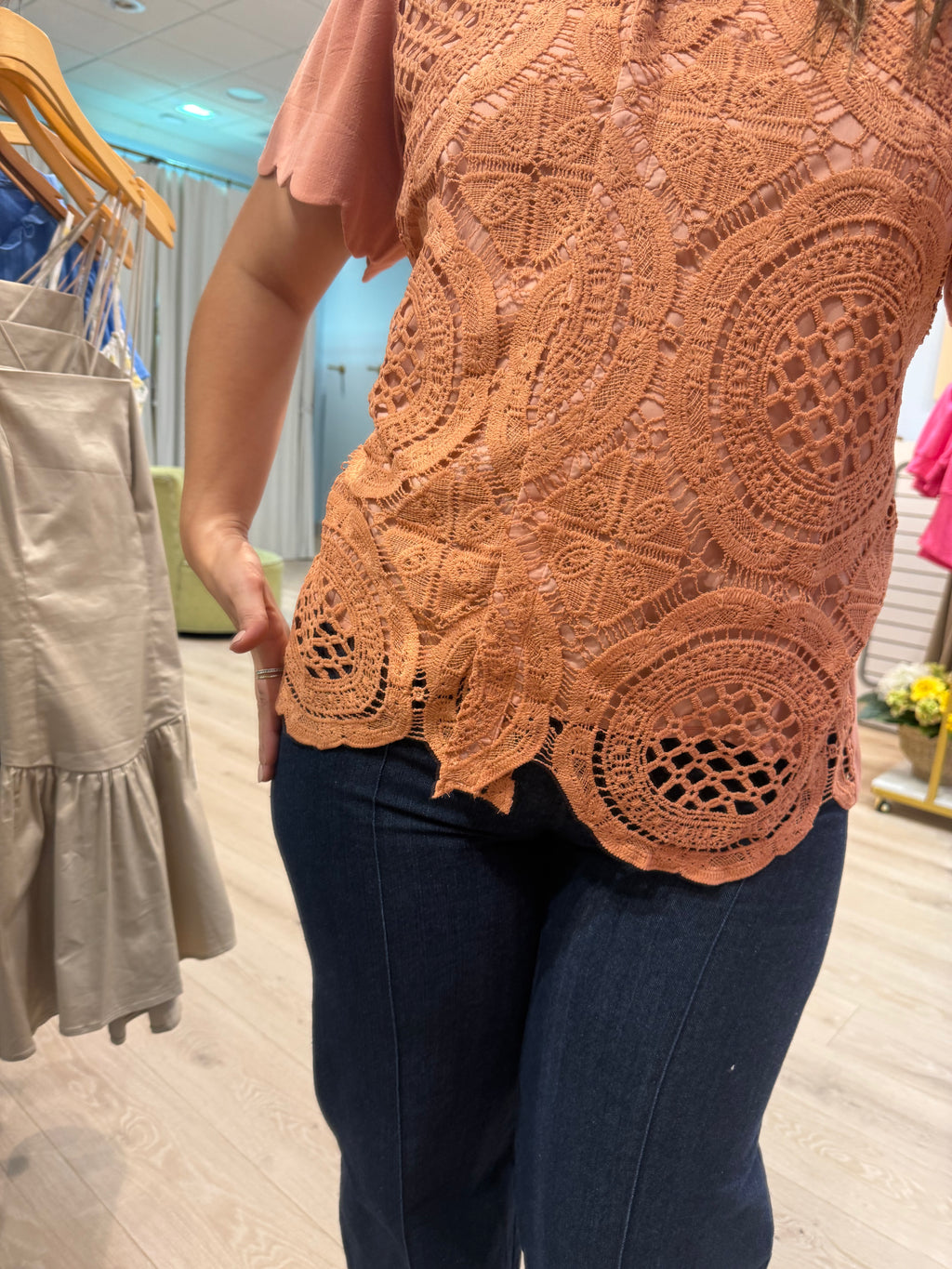 linen cotton knitted button up