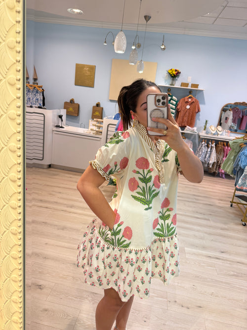 100% cotton daisy dress