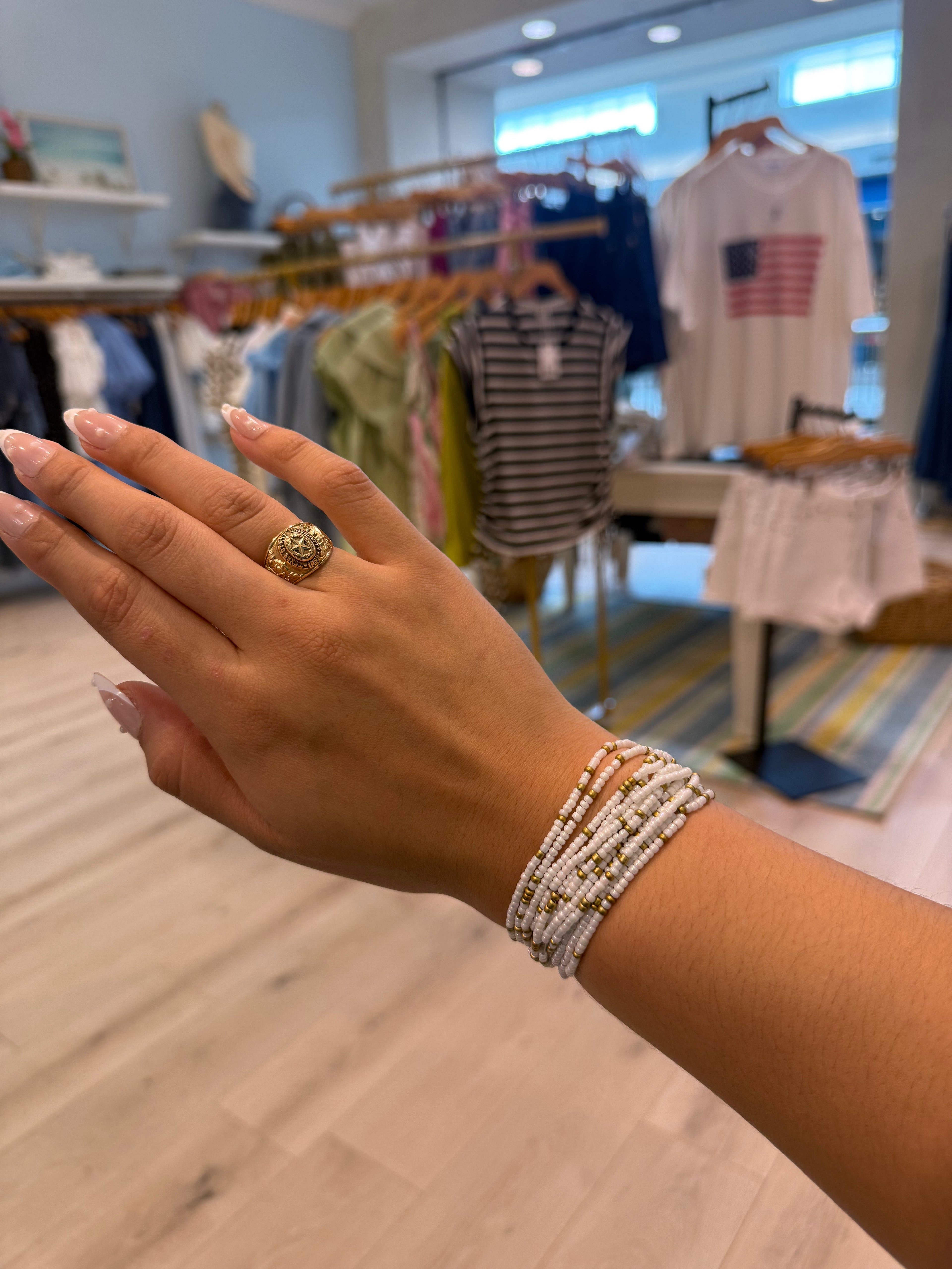 dainty beaded bracelete 12 pack