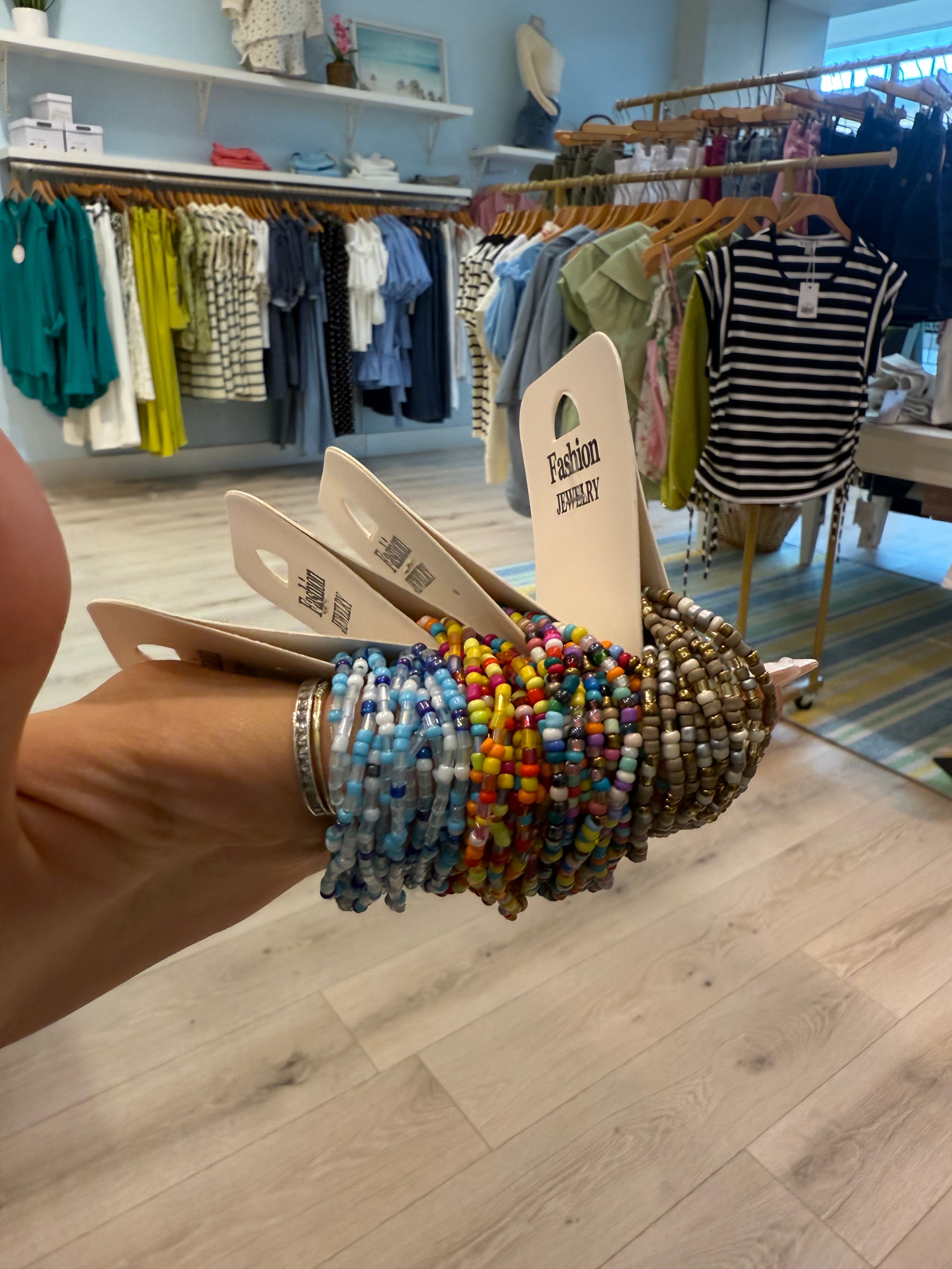dainty beaded bracelete 12 pack