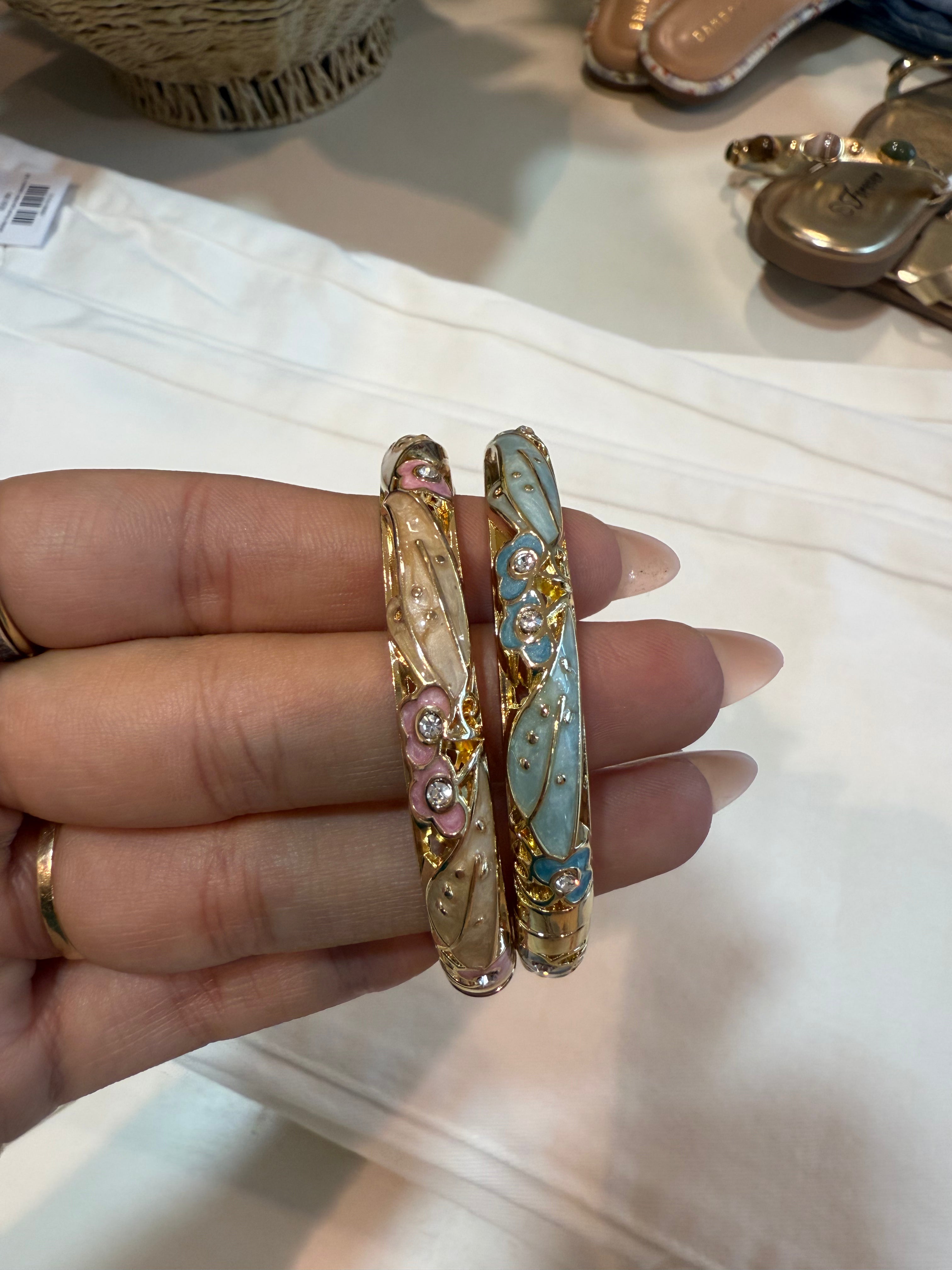 gold colored bangles
