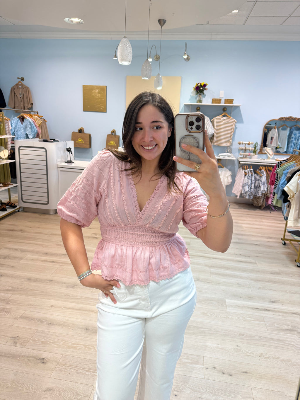 100% cotton summer blouse