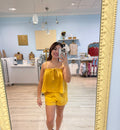 yellow short set