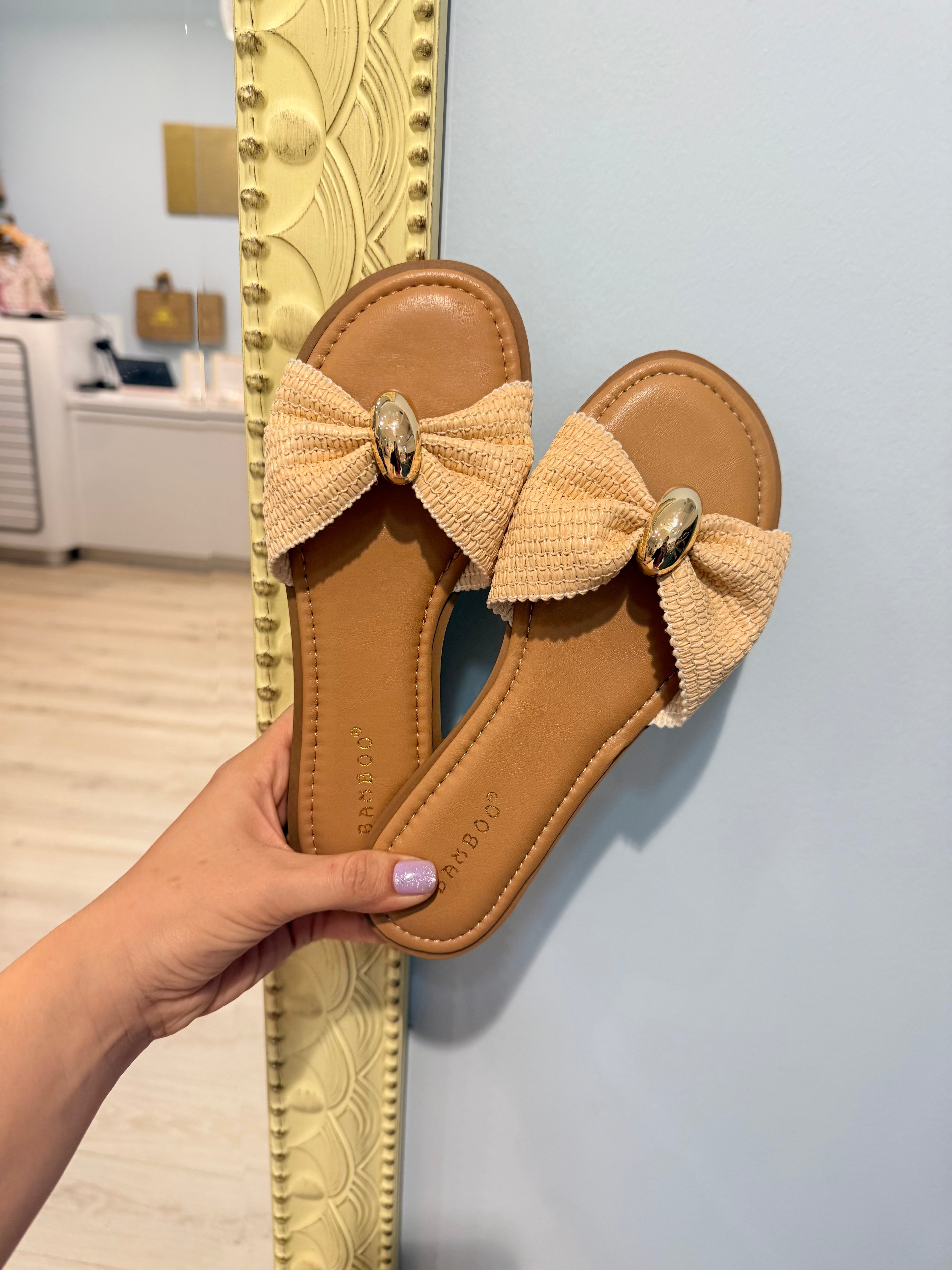 natural woven sandals