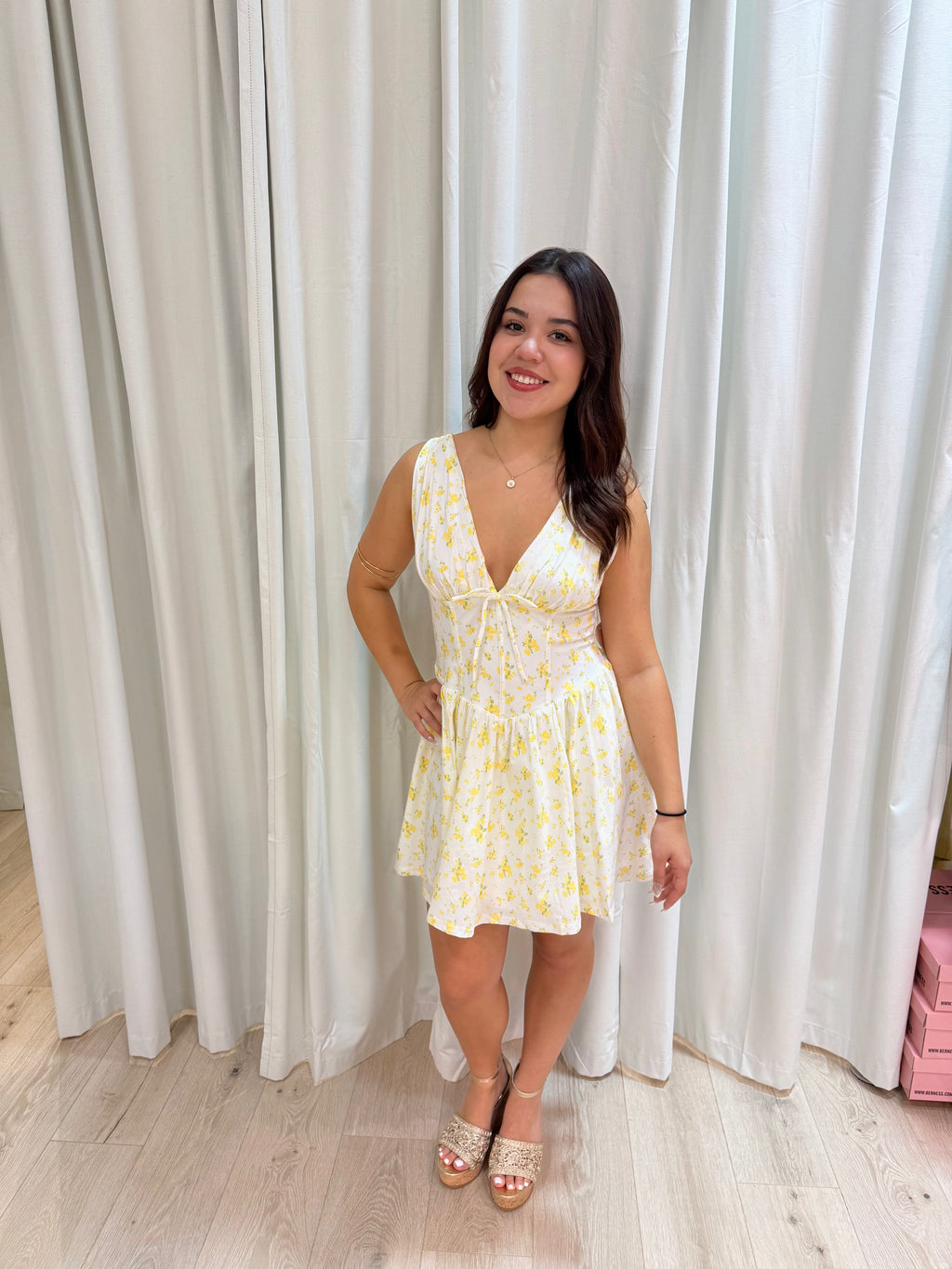 sunshine floral dress