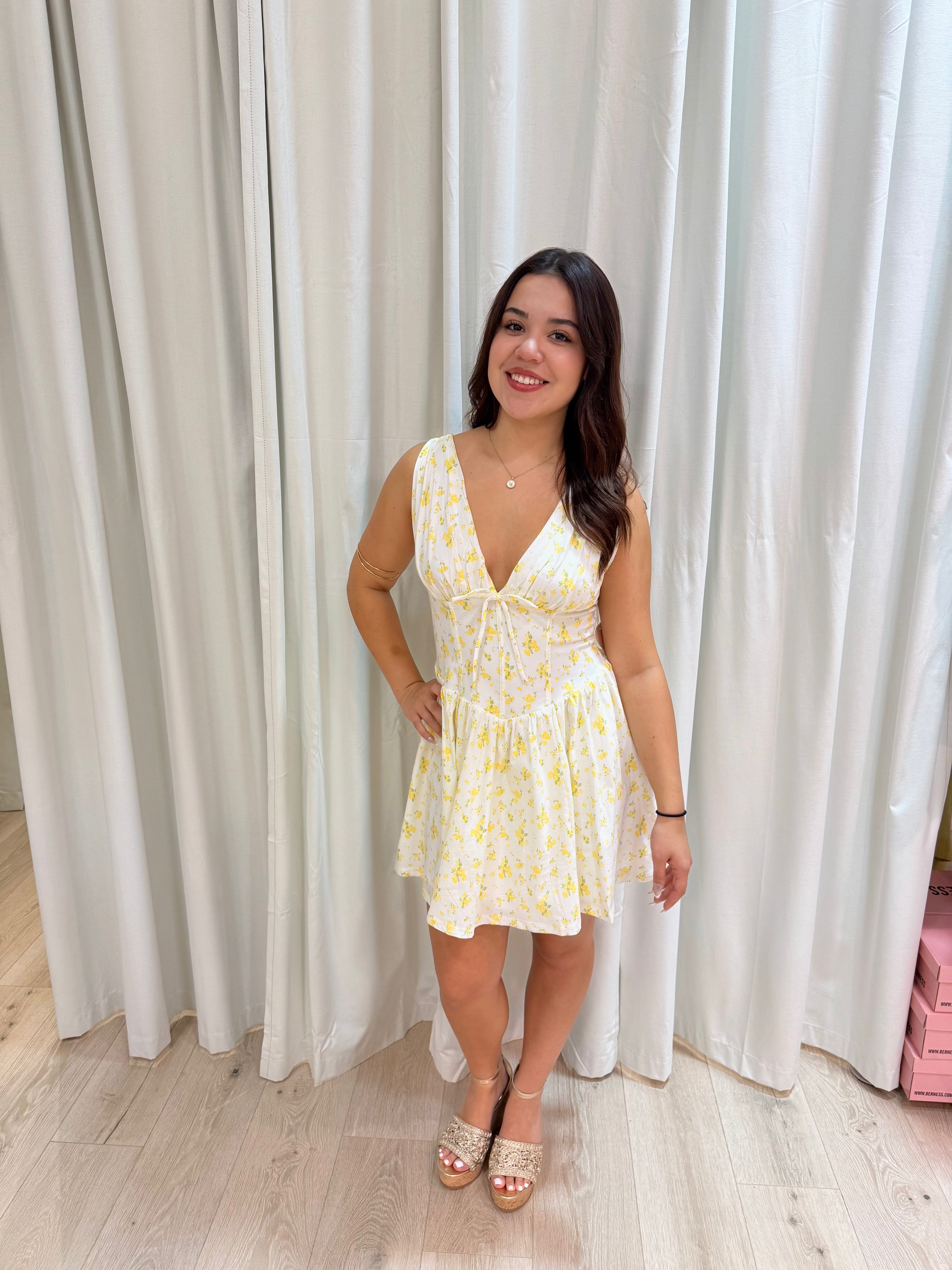 sunshine floral dress