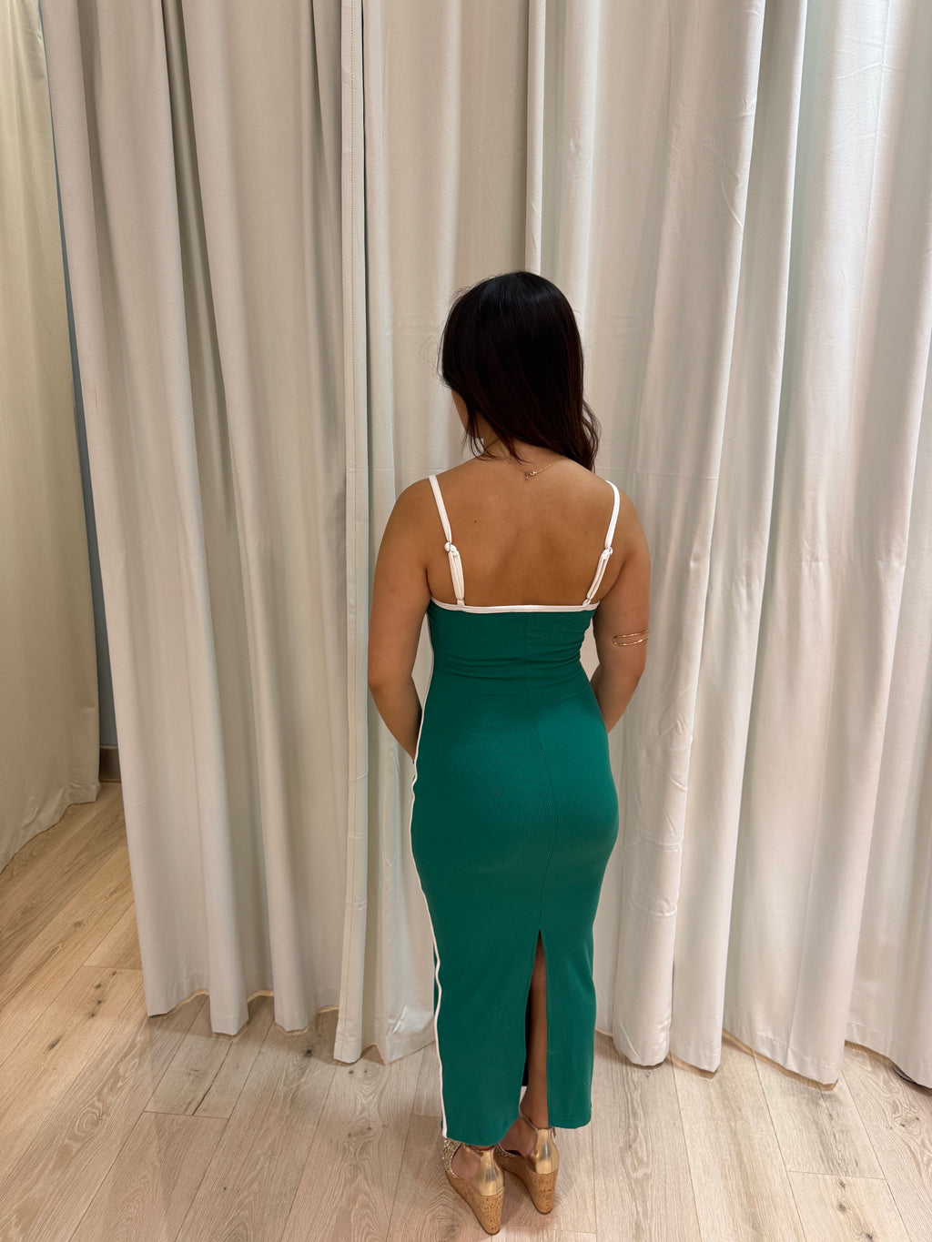 Two tone Maxi dress